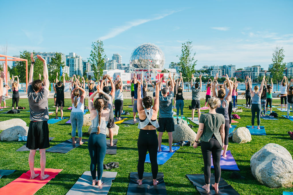Concord Pacific & Lululemon have partnered for summer wellness and fun @  Concord Community Park