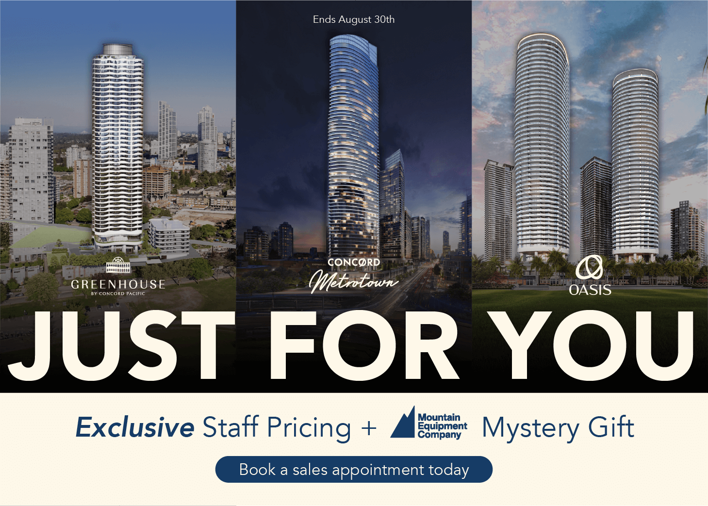 Staff pricing promotion, ends August 30th